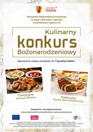 Plakat mały konkurs bożonarodzeniowy